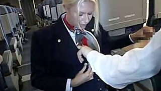 Real Stewardess Blowjob
