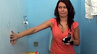 Hottie Gets Pleasantly Surprised By Hard Cock At Public Toilet