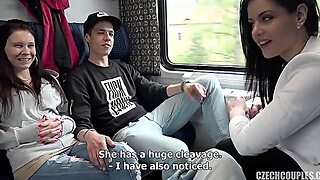 Slovakian Teenagers Fuck On The Train