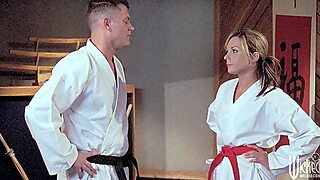 Horny Girl Kirsten Price Enjoys Getting Fucked On The Floor