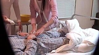 video sexo kid bengala - Spy Cam Catches Two Japanese Nurses Pleasuring A Horny Patient
