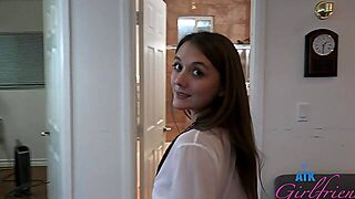 Cute Girl Mira Monroe Gets Her Shaved Cunt Pounded By A Stranger