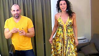 Dodgy Guy Persuades Big Boobs French Mom