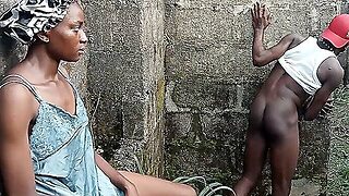 topaziobet - Adaobi Sweet Wet Pussy Fucked By Area Boy Outdoor In A Bush