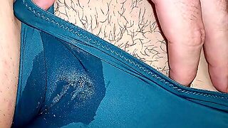 I Spit And Rub My Girlfriends Panties And Pussy Close Up