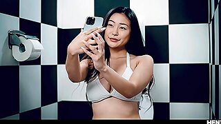 Real Life Hentai - Rae Lil Black Facefucked And Filled Up With Cum In Public Toilet - Pissvids