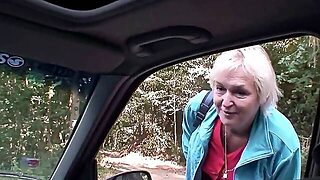 Hitchhiking Mature Getting Her Twat Banged Brutally Too