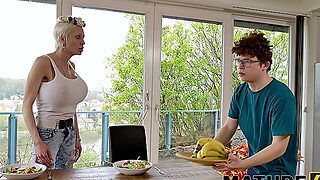 Blonde Milf With Enormous Tits Getting Fucked - Tanya Virago