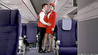 Mariska Is A Slutty Stewardess Who Likes To Get Banged Hard Before Each Flight, For Good Luck