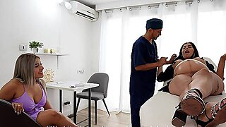 My Pregnant Stepmother Asks Me To Accompany Her To The Doctor And We End Up Having A 3Way In The Doc