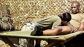 Military Milf Services Big Black Cock With Her Sexy Lips