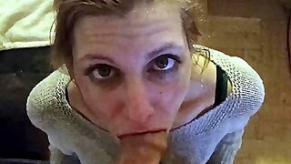 Amateur Compilation Deepthroat Gagging & Cum-Drenched Milf Slut