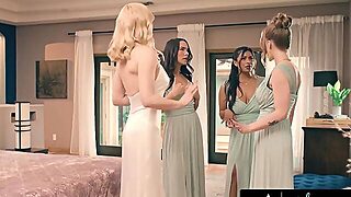 Horny Bridesmaids Gangbang Hot Bride