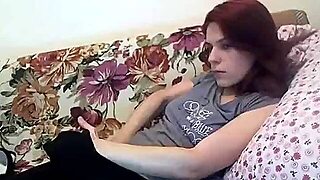 Rat Webcam – Redhead Teen Watches Porn On Her Laptop