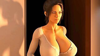 ◆ Mommy With Big Juggs Gets Creamed By Her Stepson