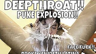 Yenireth Returns Broke Begging For Deepthroat Until Puke Explodes