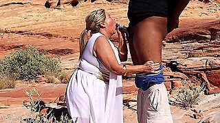 Wonderfeetwoman Greek Goddess Desert Valley Quickie Blowjob