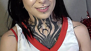 Sammy Seduces The Coach As A Cheerleader To Make The Team - (Dreamgirls In Socks)