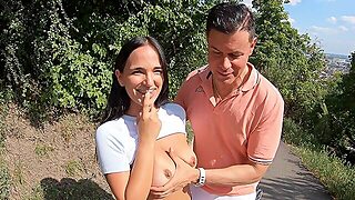 Outdoor Fucking With Stunning Claudia Bavel And Porno Dan