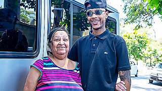 Fat 72 Years Old Mature Picked Up For Anal