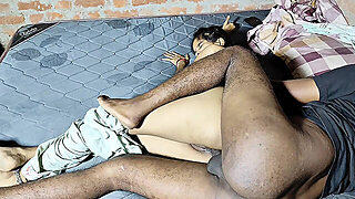 My Wife Got Excited To Get Her Ass Fucked, I Laid Her On The Bed And Fucked Her Ass.