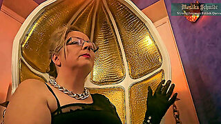 Monika Schmidt Femdom Smoking Human Ashtray Verbal Humiliaion Boot Worship