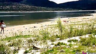 Voyeur, Im Going To The Beach And I Have One Intention: To Fuck!!! Im Luna Black X And Youre Going T