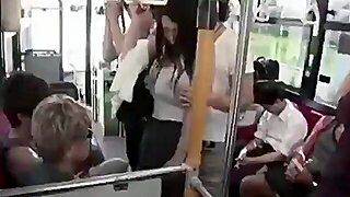 Chikan Japanese Bus: Big Ass, Amateur Blonde Porn
